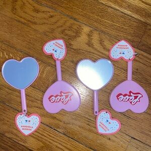 Love hand mirrors